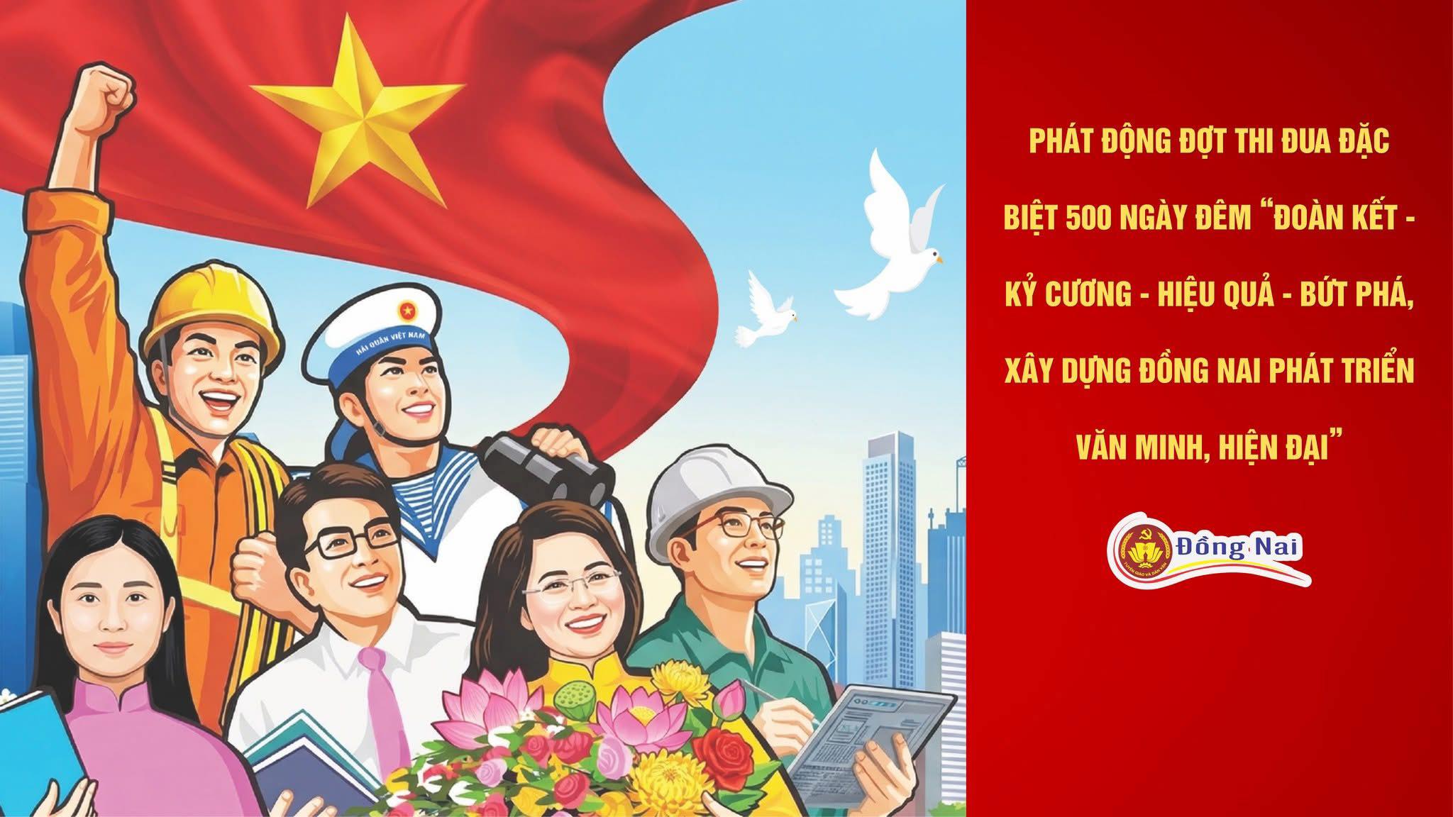 Sở Văn hóa, Thể thao và Du lịch triển khai đợt thi đua đặc biệt 500 ngày đêm "Đoàn kết - Kỷ cương - Hiệu quả - Bứt phá, xây dựng Đồng Nai phát triển văn minh, hiện đại”